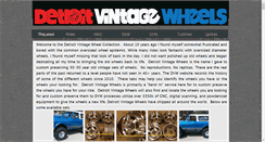 Desktop Screenshot of detroitvintagewheels.com